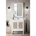 Glossy White / White Zeus - 1 Faucet Hole