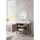 Whitewashed Walnut / Glossy White - 1 Faucet Hole