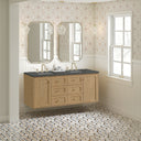 Light Natural Oak / Parisien Bleu - 3 Faucet Holes