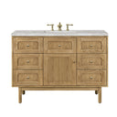 Light Natural Oak / Victorian Silver - 3 Faucet Holes