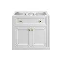 Glossy White / No Countertop