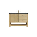 Sunwashed Oak / Charcoal Soapstone - 3 Faucet Holes