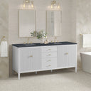 Bright White / Charcoal Soapstone - 3 Faucet Holes