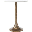 Renwil Amalya Indoor Aluminum Table - Antique Brass