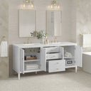Bright White / White Zeus - 3 Faucet Holes
