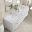 Bright White / Carrara White - 3 Faucet Holes
