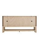 Sunwashed Oak / White Zeus - 3 Faucet Holes