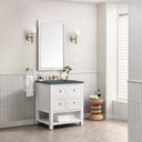 Bright White / Parisien Bleu - 3 Faucet Holes
