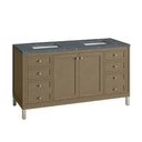 Walnut Whisper / Parisien Bleu - 3 Faucet Holes
