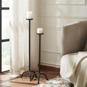 Renwil Agra Candle Holder - Matte Black