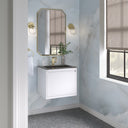 Glossy White / Charcoal Black - 1 Faucet Hole