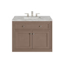 Walnut Whisper / Victorian Silver - 3 Faucet Holes