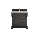 Black Onyx / Eternal Jasmine Pearl - 3 Faucet Holes