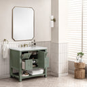 Smokey Celadon / White Zeus - 3 Faucet Holes