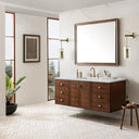 Mid-Century Walnut / White Zeus - 3 Faucet Holes