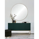 Renwil Thallo 48" Tall Round Wall Mirror - Yellow