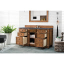 Saddle Brown / Charcoal Soapstone - 3 Faucet Holes
