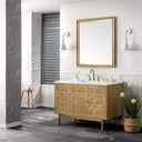 Light Natural Oak / White Zeus - 3 Faucet Holes