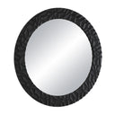 Renwil Tolima 35.5" Tall Round Wall Mirror - Black