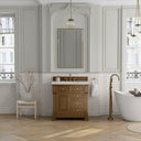 Honey Oak / Victorian Silver - 3 Faucet Holes