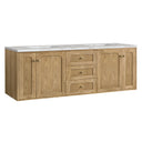 Light Natural Oak / Victorian Silver - 3 Faucet Holes