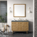 Light Natural Oak / Parisien Bleu - 3 Faucet Holes