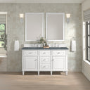 Bright White / Parisien Bleu - 3 Faucet Holes