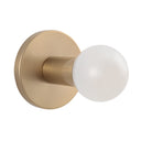 Renwil Dania 5" Burnished Brass 1-Light Wall Sconce