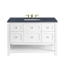 Bright White / Charcoal Soapstone - 3 Faucet Holes
