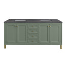 Smokey Celadon / Charcoal Soapstone - 3 Faucet Holes