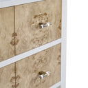 Polished White and Light Mappa Burl / White Zeus - 3 Faucet Holes