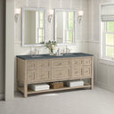 Whitewashed Oak / Parisien Bleu - 3 Faucet Holes