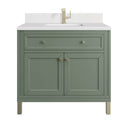 Smokey Celadon / White Zeus - 1 Faucet Hole