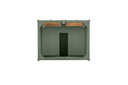 Smokey Celadon / White Zeus - 1 Faucet Hole