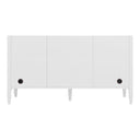 Bright White / Victorian Silver - 3 Faucet Holes