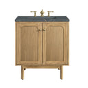 Light Natural Oak / Parisien Bleu - 3 Faucet Holes