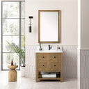 Light Natural Oak / White Zeus - 1 Faucet Hole