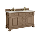 Pecan / Victorian Silver - 3 Faucet Holes