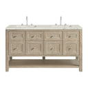 Whitewashed Oak / Victorian Silver - 3 Faucet Holes
