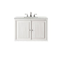 Glossy White / Eternal Jasmine Pearl - 3 Faucet Holes