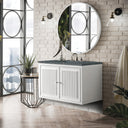 Glossy White / Parisien Bleu - 3 Faucet Holes