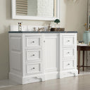 Bright White / Parisien Bleu - 3 Faucet Holes