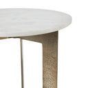 Renwil Hera Indoor Cast Aluminum Side Table - Antique Brass