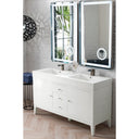 Glossy White / Glossy White - 1 Faucet Hole