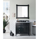 Black Onyx / Carrara White - 3 Faucet Holes