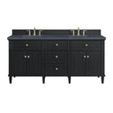 Black Onyx / Charcoal Soapstone - 3 Faucet Holes