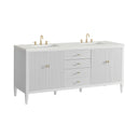 Bright White / Lime Delight - 3 Faucet Holes