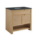 Seaside Oak / Charcoal Soapstone - 3 Faucet Holes