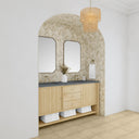 Sunwashed Oak / Parisien Bleu - 3 Faucet Holes