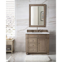 Whitewashed Walnut / Carrara White - 3 Faucet Holes